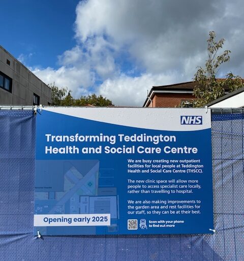 Work starts at the Pain Clinic project The Friends of Teddington Memorial Hospital